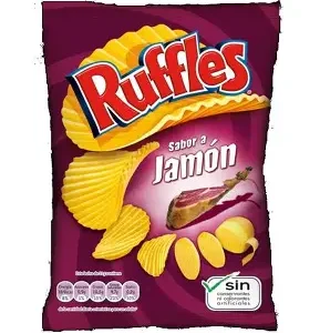 ruffles jamon